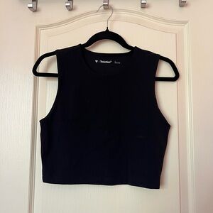 TNAction Black Crop Tank
